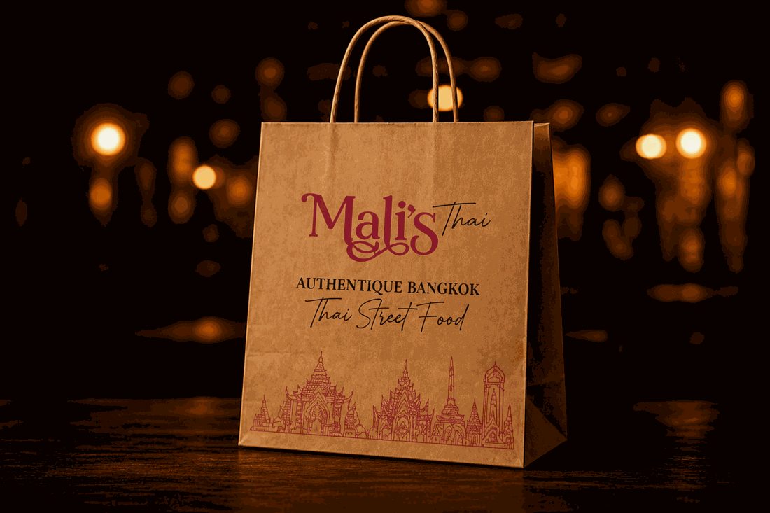 Mali's Thai takeaway bag